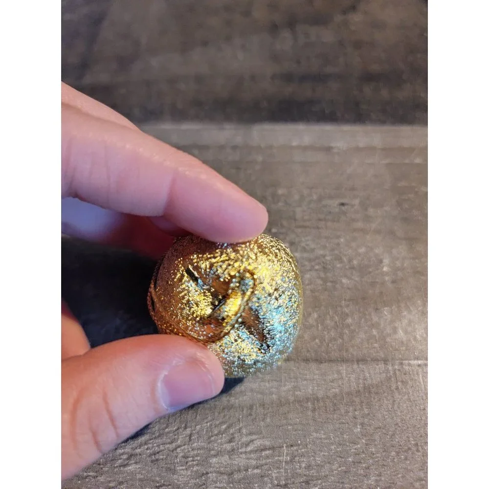 Golden‎ glitter bell ornament xmas